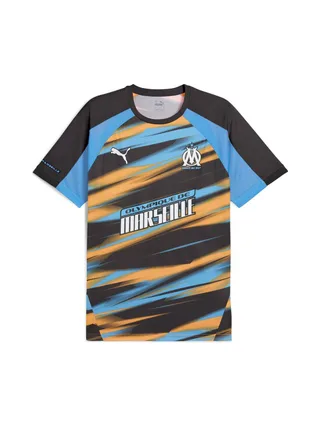 OM Maillot de bain Bleu/Noir/Orange Homme Puma Om Faster 1