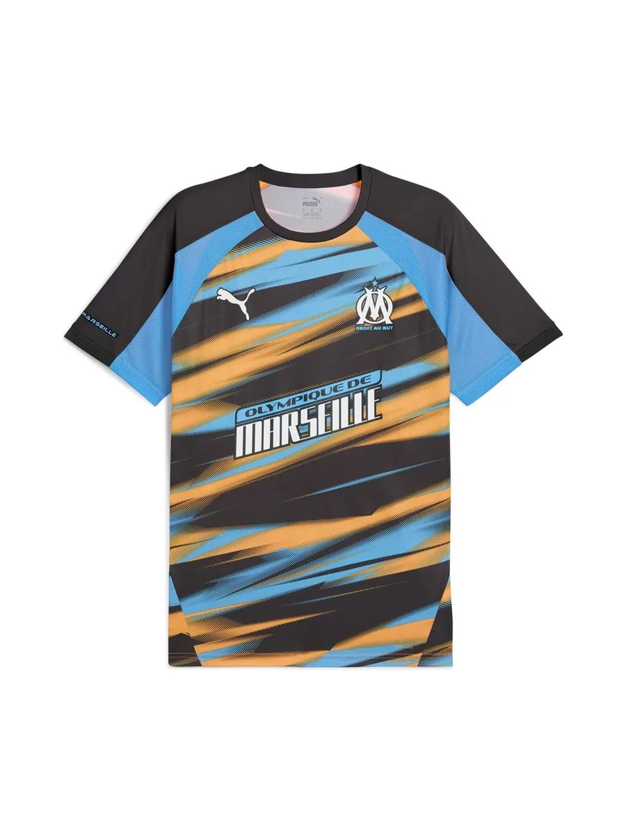 OM Maillot de bain Bleu/Noir/Orange Homme Puma Om Faster 2