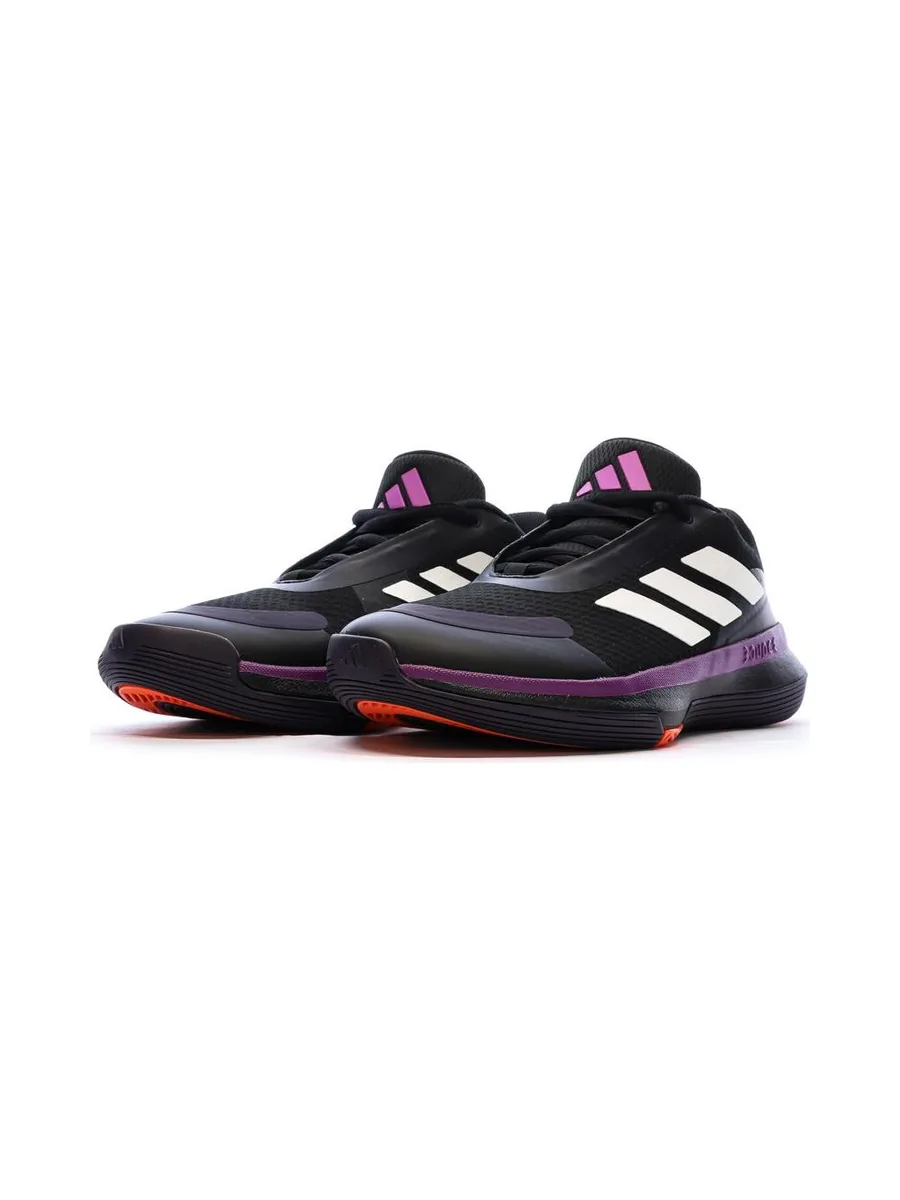 Chaussures de Basketball Noires/Violettes Homme Adidas Bounce IG9104 7