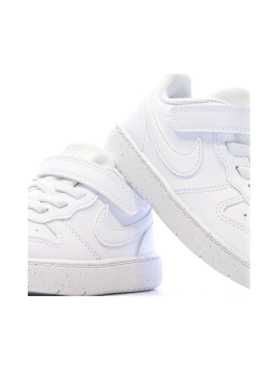 Baskets Blanc Enfant Nike Court Borough Low Recraf 7