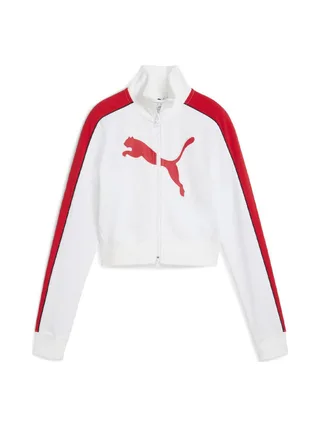 Veste Blanche/Rouge Garçon Puma T7 Slim 1