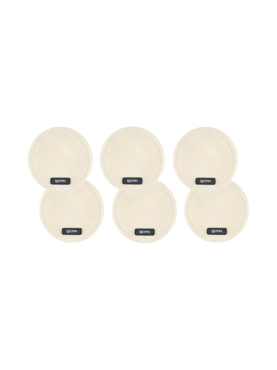 Sous-verre rond - 6 pièces - Feutre recyclé beige 1