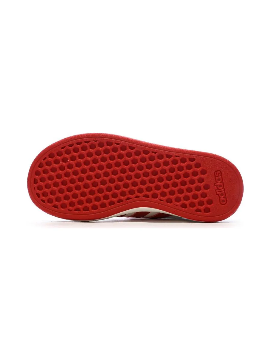Baskets Ecru/Rouge Garçon Adidas Grand Court 2.0 El C 5