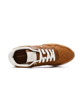 Baskets Camel Femme Tommy Hilfiger Runner 4