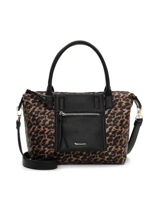 Sac à Bandoulière Noir/Léopard Femme Tamaris 33522 1