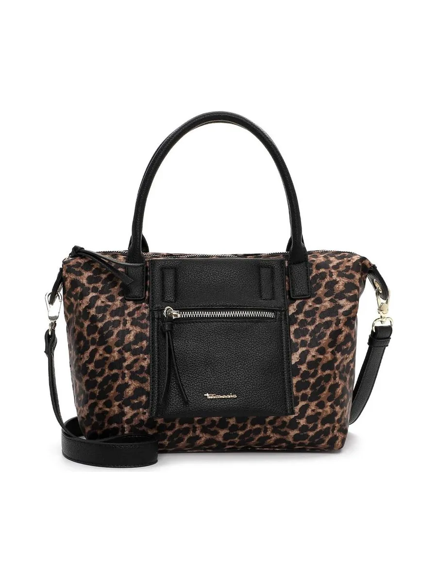 Sac à Bandoulière Noir/Léopard Femme Tamaris 33522 2