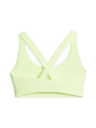 Brassière Verte Fluo Femme Puma Mid Impact 2