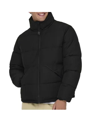 Doudoune Noire Homme Only & Sons Puffer 1