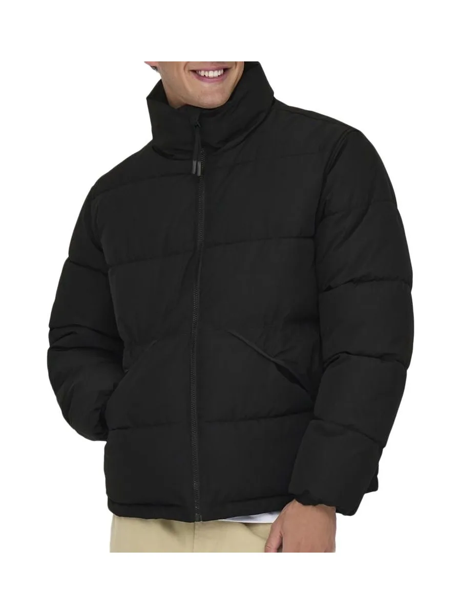 Doudoune Noire Homme Only & Sons Puffer 2