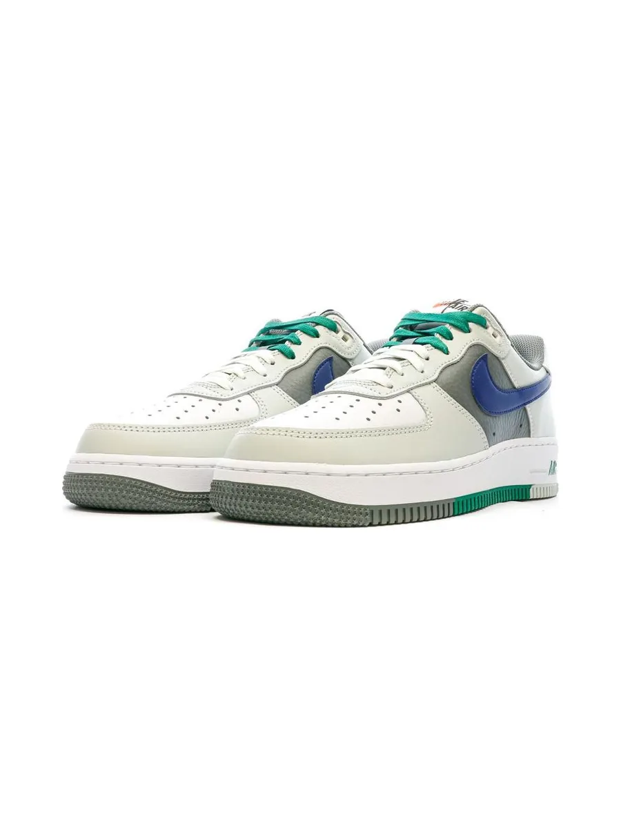 Baskets Blanc/Vert/Marine Homme Nike Air Force 1 7