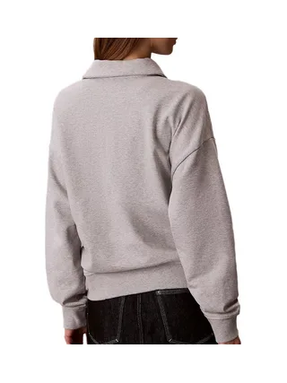 Sweat Gris Femme Calvin Klein Jeans French Terry 2