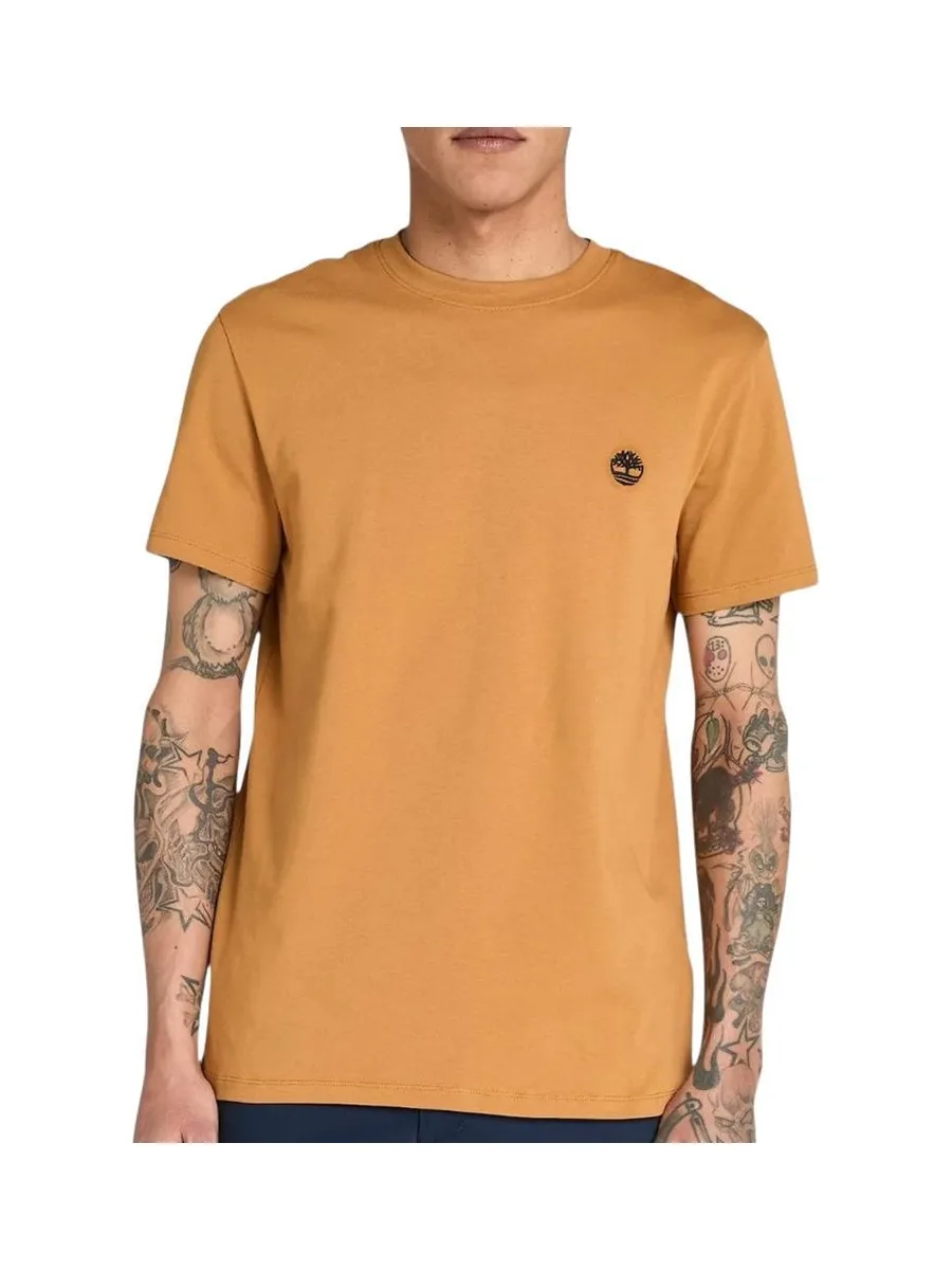 T-Shirt Camel Homme Timberland Sleeve 1