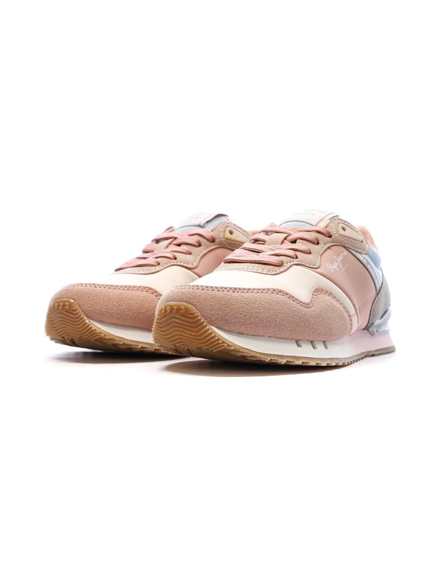 Baskets Rose Femme Pepe jeans London 6