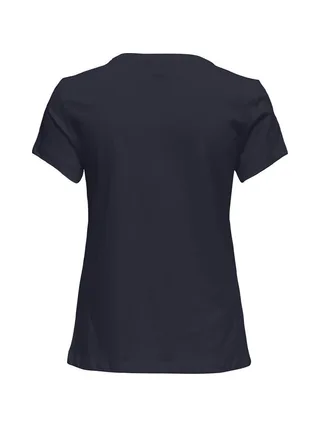 T-shirt Marine Femme Only Pay Life 2
