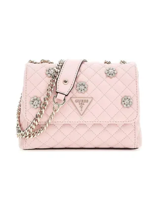 Sac à Bandoulière Rose Clair Femme GUESS Xbody 1