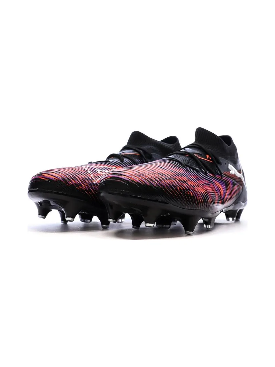Chaussures de Football Noires/Roses Homme Puma Future 8 7