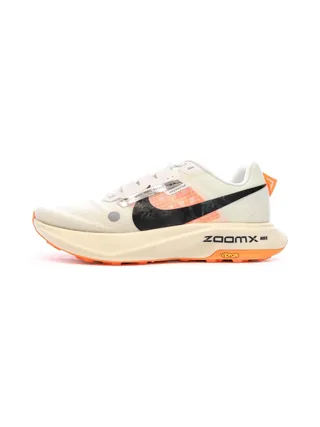 Chaussures de trail Blanches/Noires/Oranges Femme Nike Zoomx Ultrafly 1