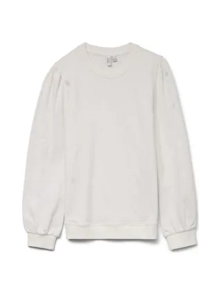 Sweat Blanc Femme Vero Moda Beat 3