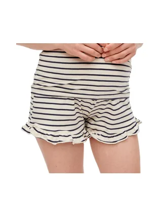 Short Beige/Marine Femme Mamalicious Nadine 1