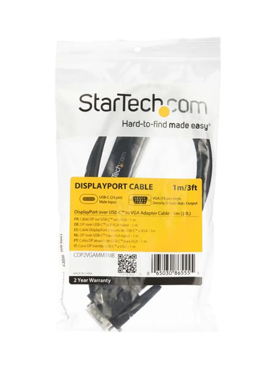 1m 3 ft USB C to VGA Cable 5