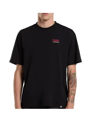 T-Shirt Noir Homme Dickies Flag 1