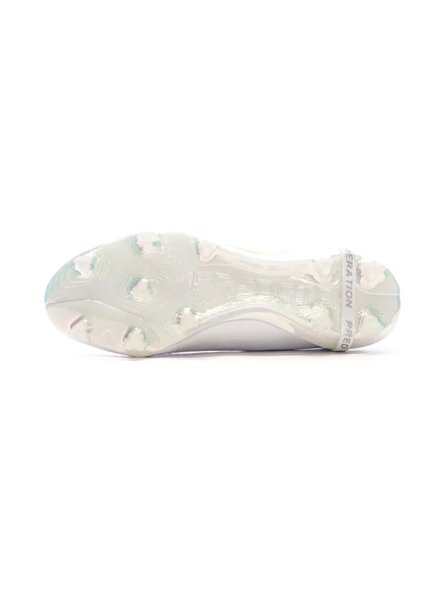 Chaussures de football Blanches Homme Adidas Predator Elite 5