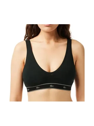 Brassière Noir Lacoste Stripe Color 1