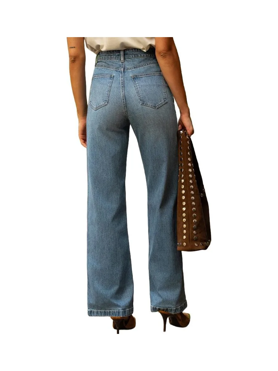 Jean Flare Bleu Femme Oraije Mona 3