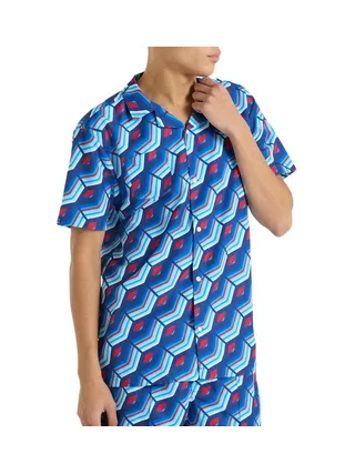 Chemisette Bleu Homme Umbro Printed Shirt Regale 1