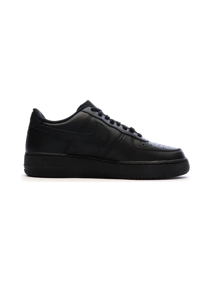 Baskets Noir Homme Nike Air Force 1 one 3