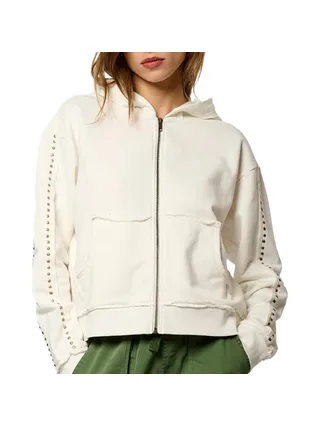 Sweat zippé Blanc Femme Kaporal VITRAE 1