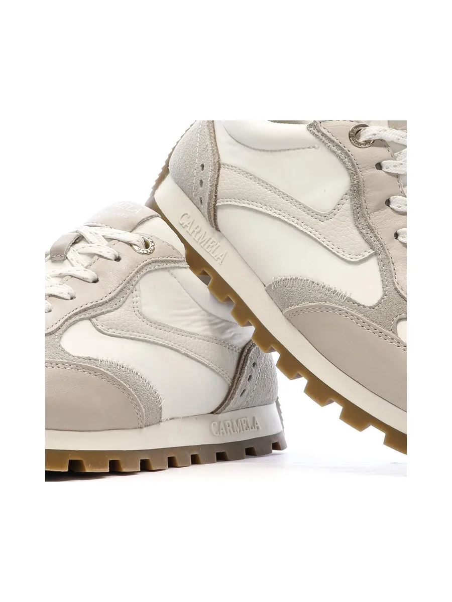 Baskets Beige/Blanches Femme Chaussures Piel 8