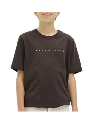 T-shirt Marron Garçon Jack & Jones Jestar 1