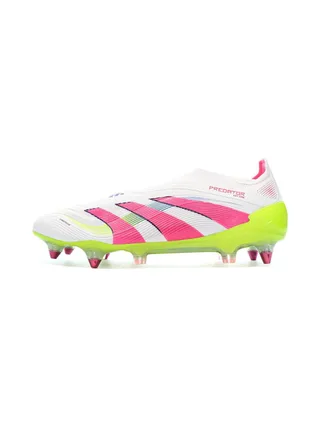 Chaussures de Foot Blanc/Rose Adidas Predator Elite Ll SG 1