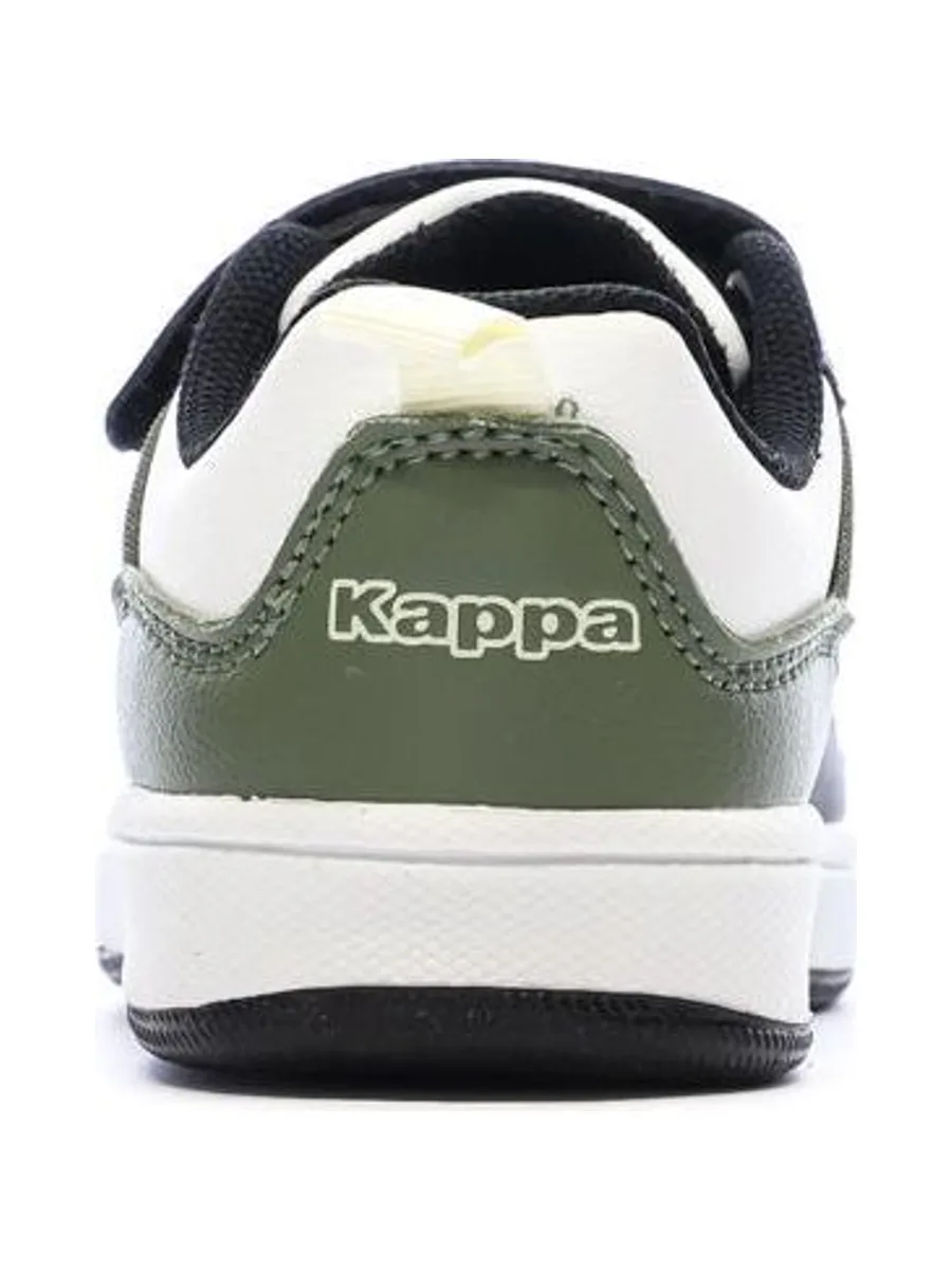 Baskets Blanc/Vert Garçon Kappa Logo Shay 1.0 4