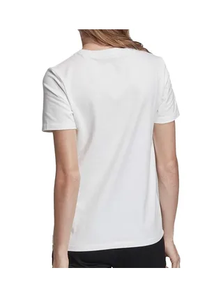 T-shirt Blanc Femme Adidas Trefoil34 2