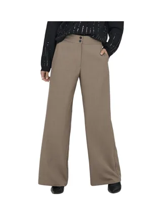 Pantalon fluide Beige Femme JDY Dora 1