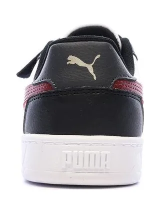 Baskets Blanches/Noir Garçon Puma Caven 1 3
