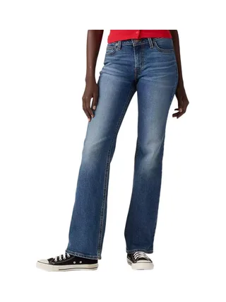 Jean Bleu Moyen Femme Levi's Superlow 1