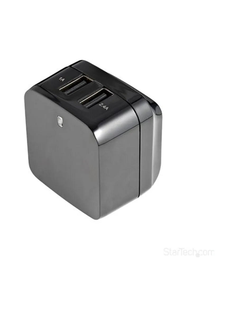 Dual Port USB Wall Charger 17W/3.4A 7