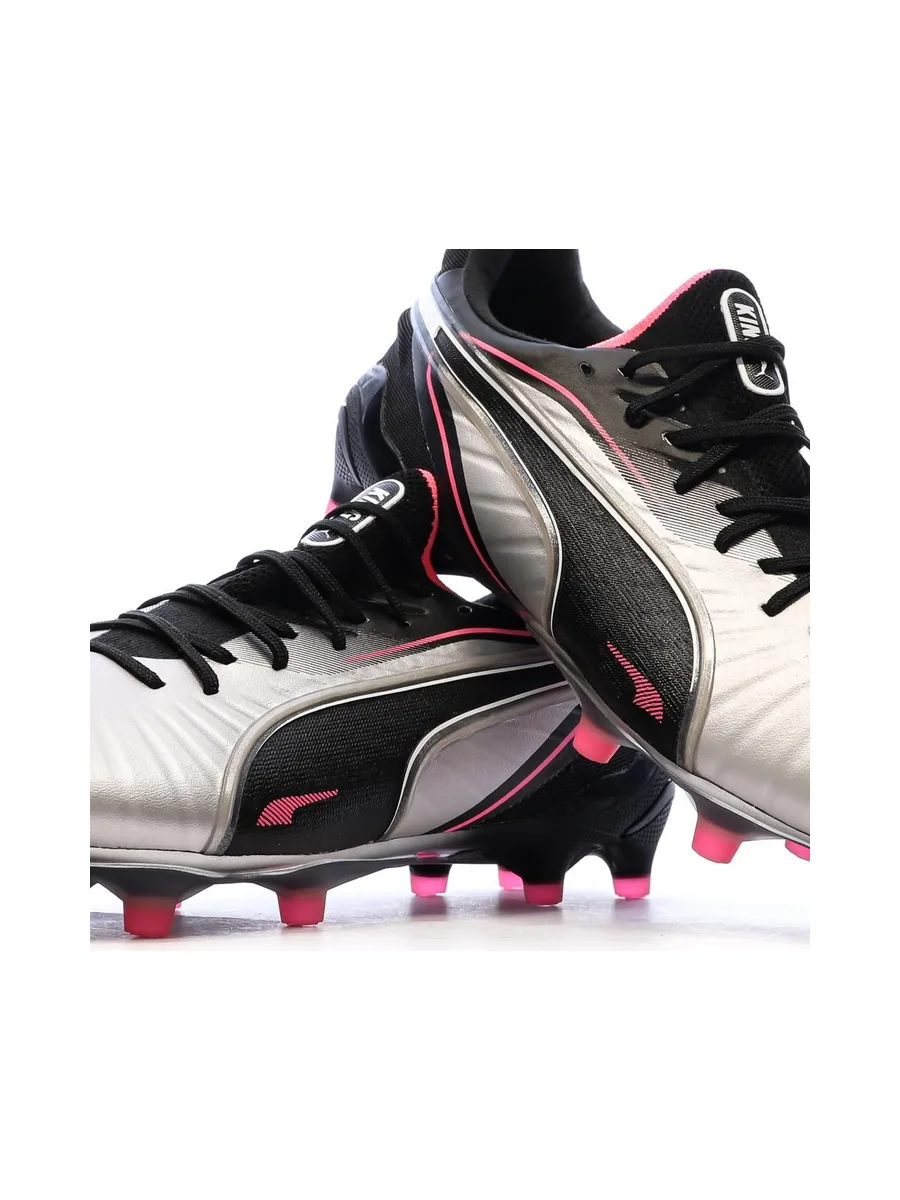 Chaussures de Football Grises/Noires Homme Puma King Ultimate 8