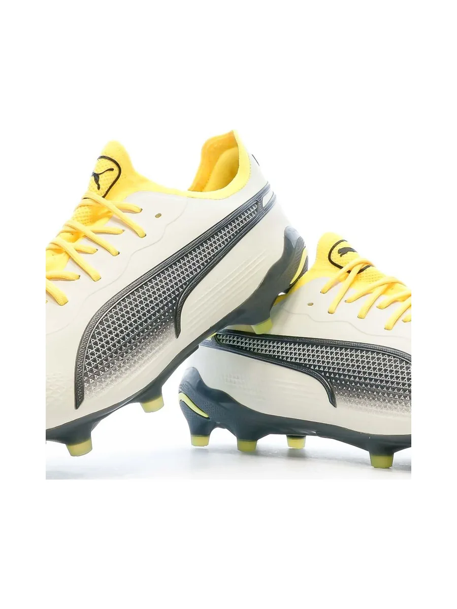 Chaussures de football Écru Homme PumaKing Ultimate 8
