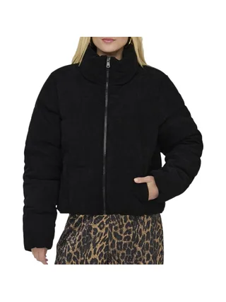 Manteau Noir Femme Only Corduroy 1