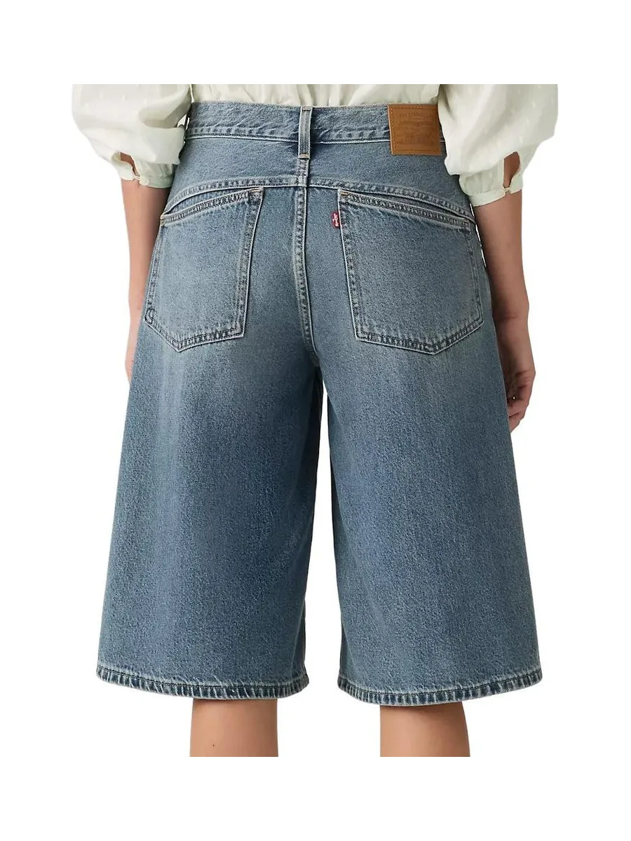 Bermuda Bleu Femme Levi's Super Baggy 3