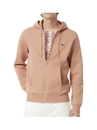 Sweat Zippé Orange Homme Lacoste Zipped 1