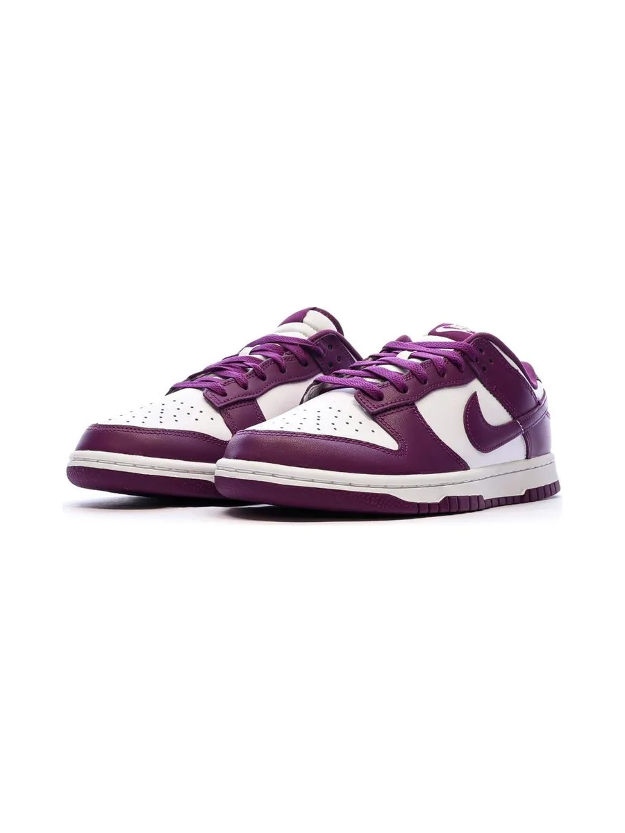Dunk Low Baskets Blanches/Violettes Homme Nike 7