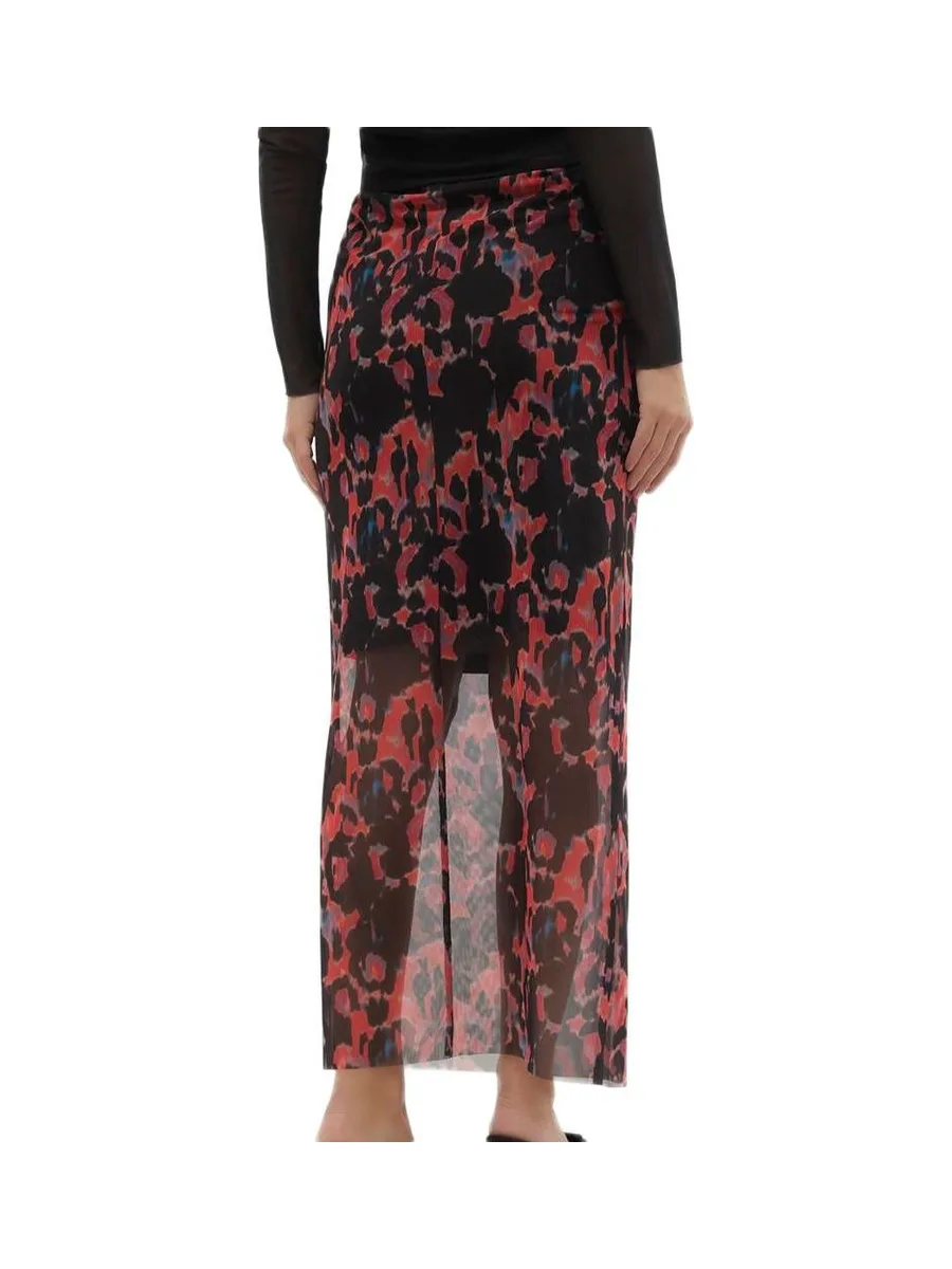 Jupe Noire/Rouge Femme Mamalicious Lella 3