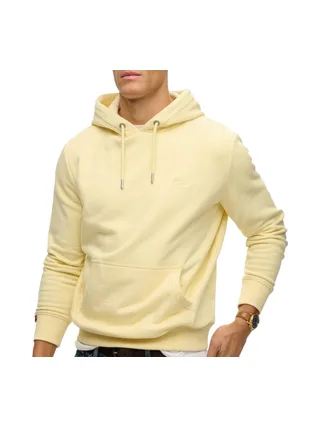 Sweat Jaune Homme Superdry Essential Logo 1