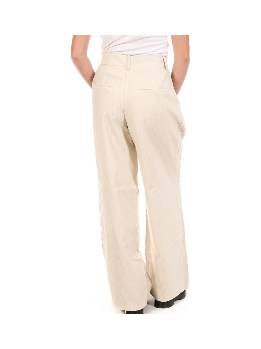 Pantalon Fluide Beige Femme Vero Moda Kendal 3