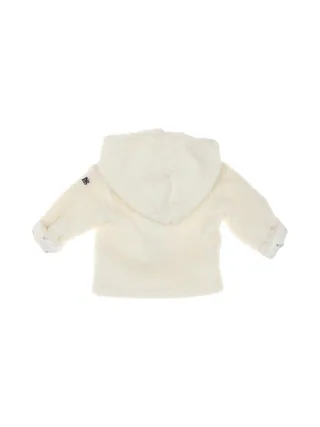 Manteau Sherpa Blanc Doux Fille EOM Ematurino 2